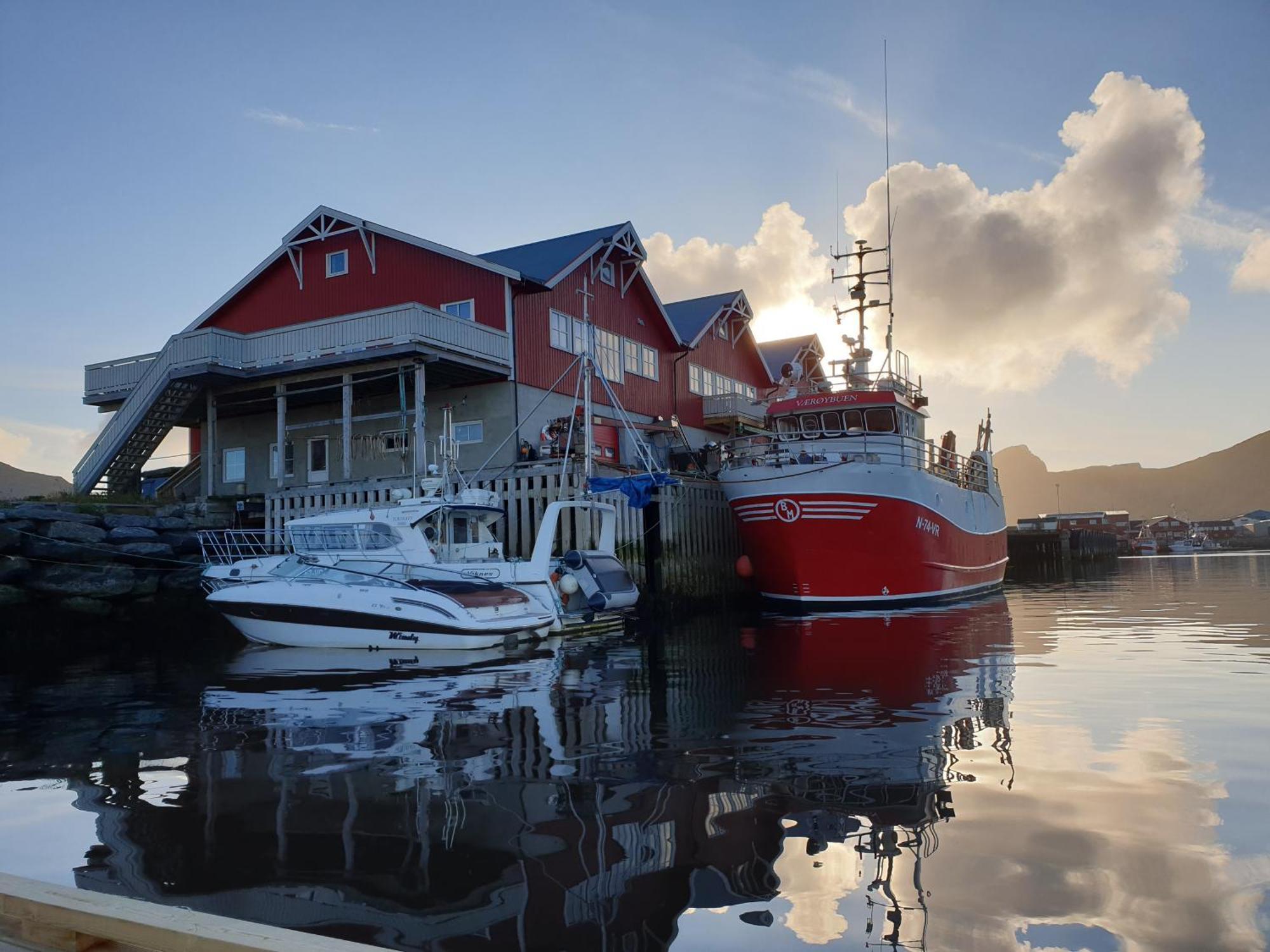 Apartamento Bensvik Brygge Vaeroy Exterior foto
